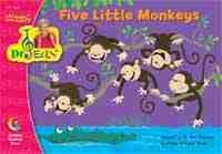 Dr. Jean Read Along Sing Along Books / Readers 5 Little Monkeys