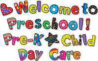 Welcome to Preschool Day Care PreK Bulletin Board Set Classroom Display