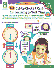 Math Manipulatives Time, Clocks, Telling Time Teacher Resource Materials