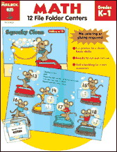 Classroom File Folder Centers Math: Kindergarten and First Grade