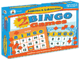 addition and subtraction bingo games