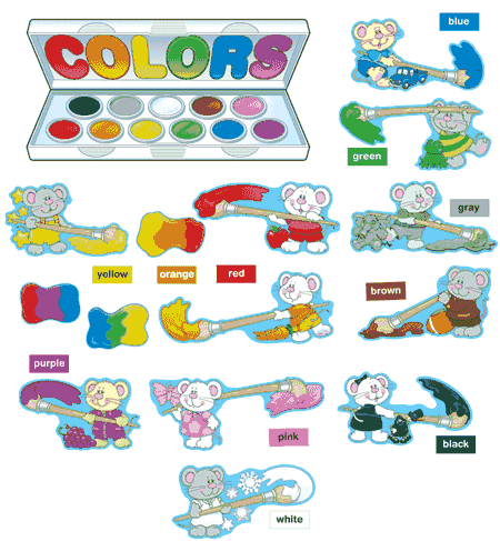 Colors Bulletin Board Set Classroom Display