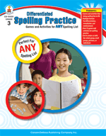 Spelling Differentiated Practice  Education Materials Grade 3