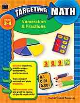 Numeration & Fractions Math Teacher Materials Third Fourth Grade