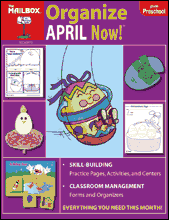 preschool organize April now educational materials