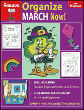 preschool organize March now teaching resource book