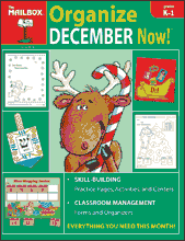 Kindergarten - First Grade Organize December Now Teaching Supplies