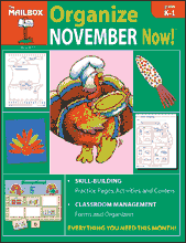 kindergarten - first grade organize november now teacher supplies