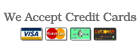 Credit Cards accepted by O'Block Books