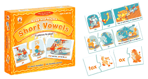 short vowels and rhyme game